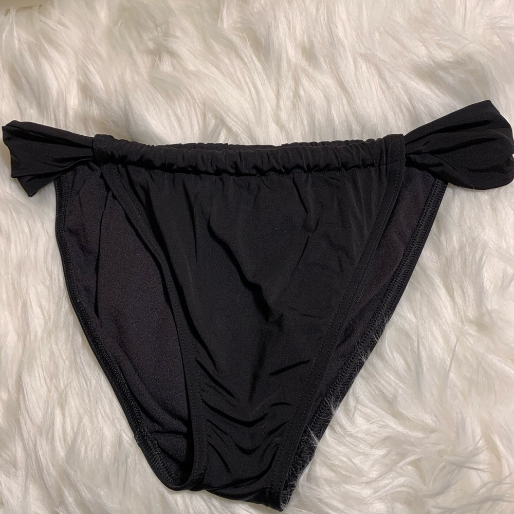 Victoria’s Secret Black Tanga Bikini Bottom